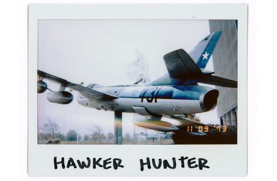 en 50 ocasiones los Hawker Hunter bombardearon la Moneda.